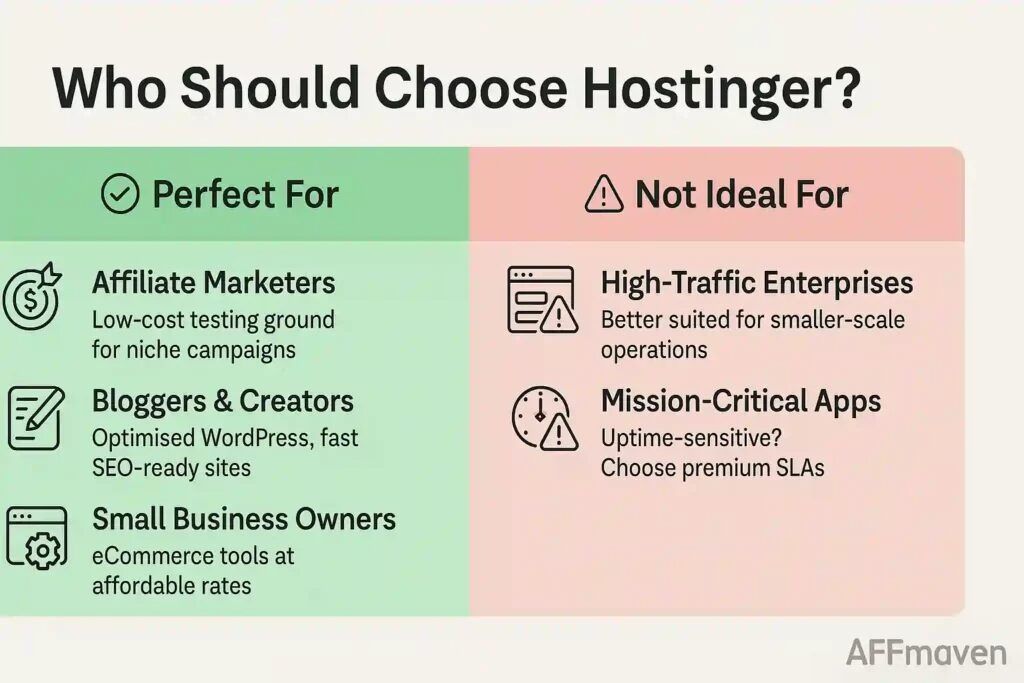 Who Should Choose Hostinger’s Budget Hosting