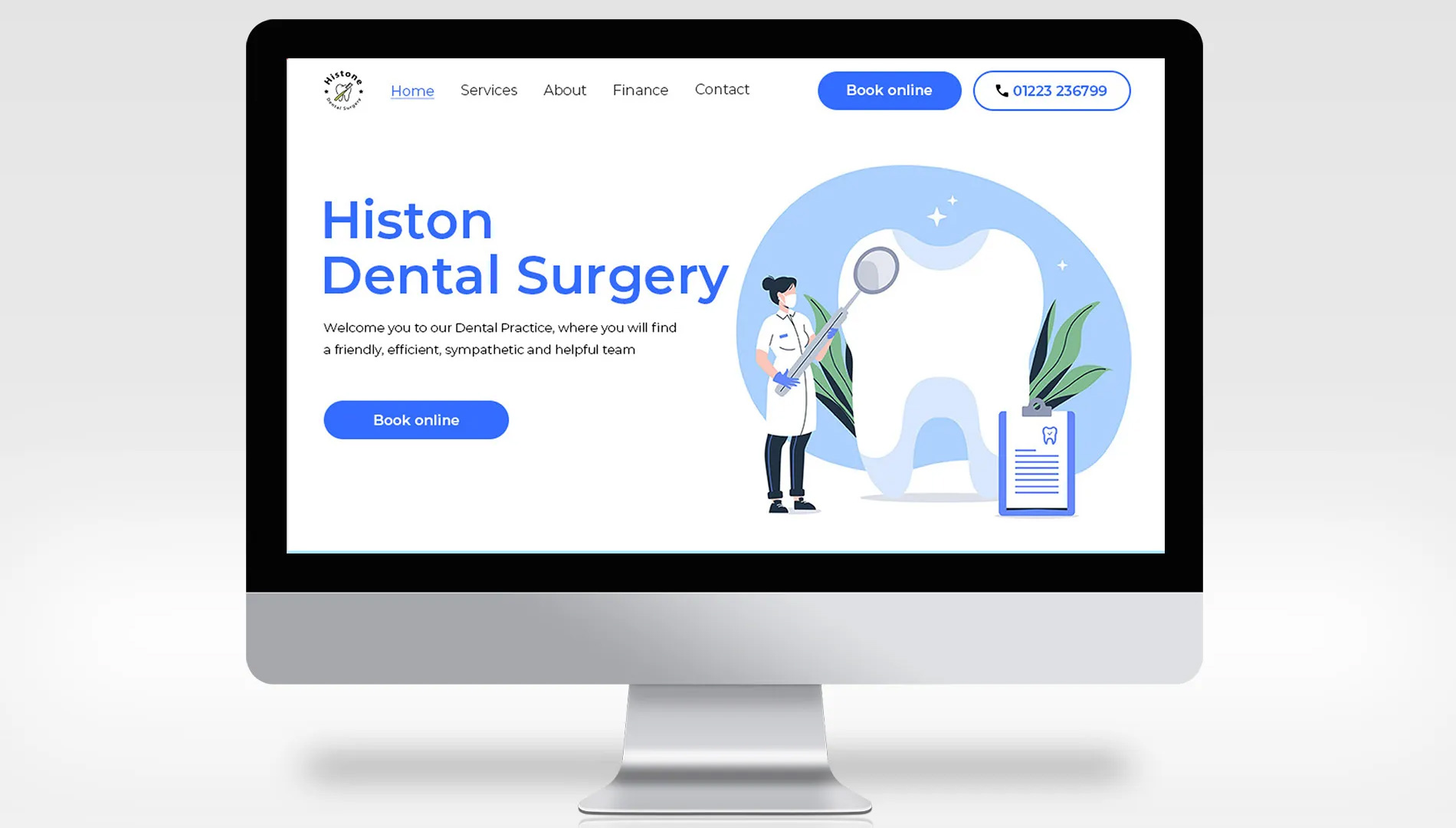 You are currently viewing UI x UX design: Dental clinic website