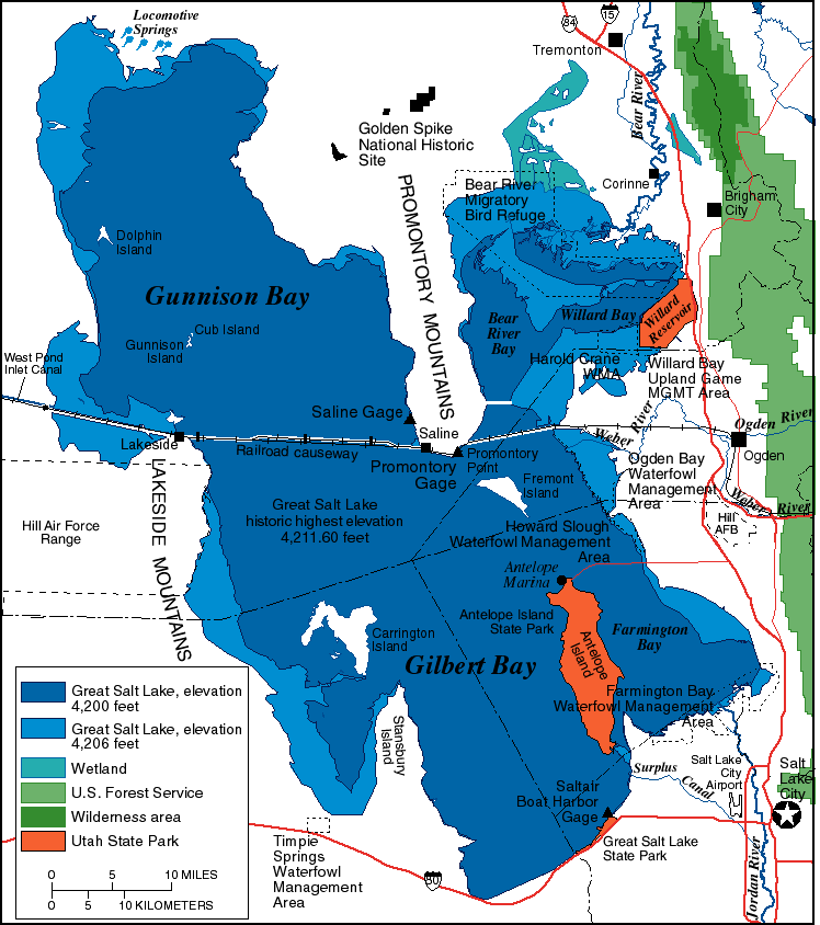 Great Salt Lake Crisis And Map.