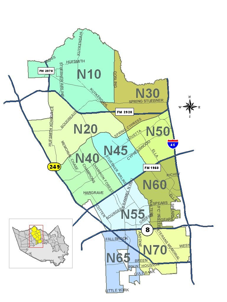 Klein Texas Area Map More - Best Landscape Textures in Ultra HD