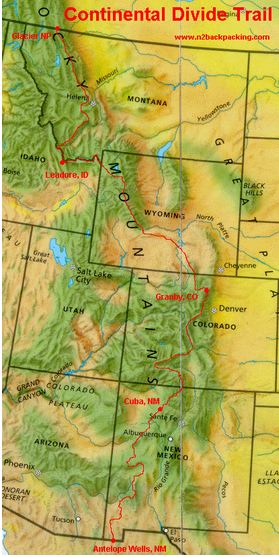 continental divide trail thru hike