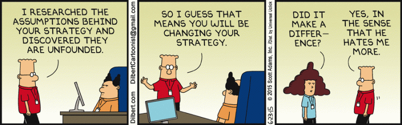 Unethical Assumptions Dilbert Viewer - Premium Dark Background - 8K