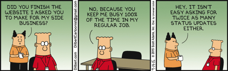 Boss Doesn T See Email Dilbert Viewer - Premium Dark Background Gallery - Desktop