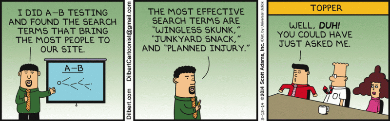 Comic Strip On 2014 06 12 Dilbert Viewer - Mountain Wallpapers - Stunning 8K Collection