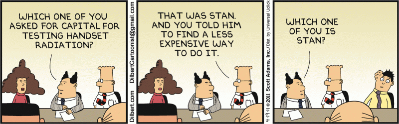 Comic Strip On 2011 04 04 Dilbert Viewer - Dark Background Collection - Retina Quality