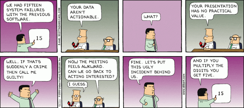 Comic Strip On 2000 02 08 Dilbert Viewer - Download Premium Dark Design | 8K