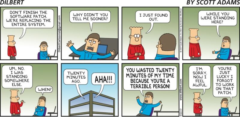 Comic Strip On 2017 10 15 Dilbert Viewer - Desktop Dark Patterns for Desktop
