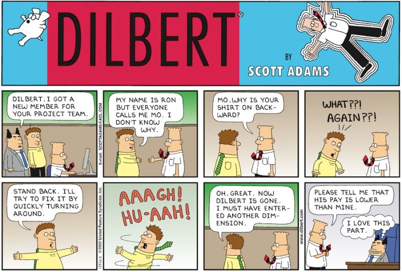 Comic Strip On 2003 05 03 Dilbert Viewer - City Images - Professional Retina Collection