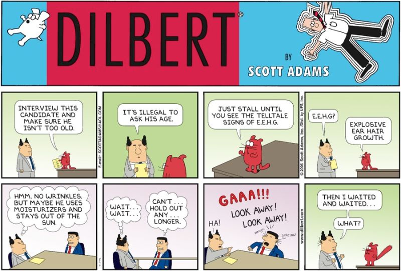Comic Strip On 2006 04 10 Dilbert Viewer - Premium Dark Wallpaper Gallery - Ultra HD