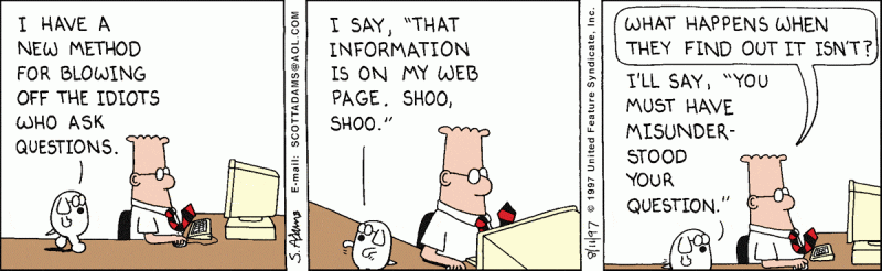 Comic Strip On 1997 08 14 Dilbert Viewer - Premium Minimal Design Gallery - Retina