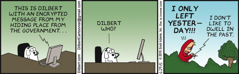 Nothing Is Totally Safe Dilbert Viewer - Colorful Image Collection - 4K Quality
