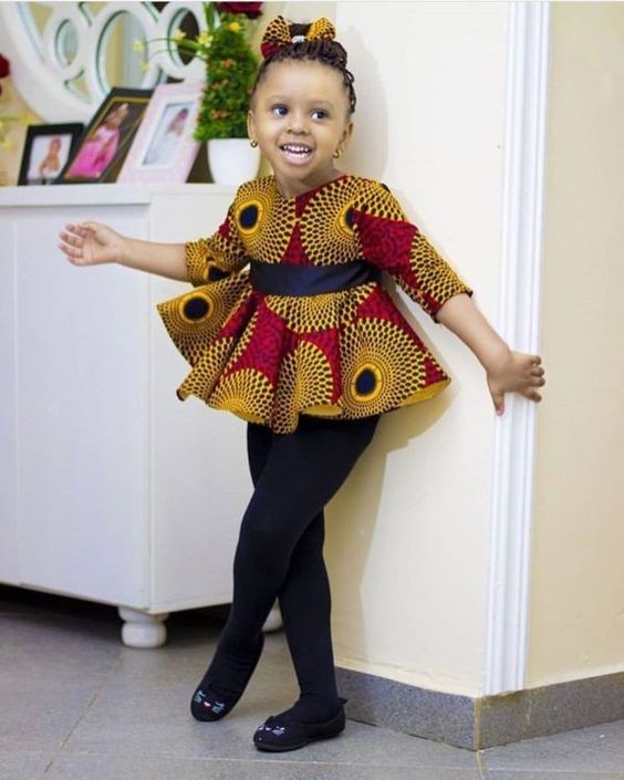 Latest Ankara Styles For Kids-2021