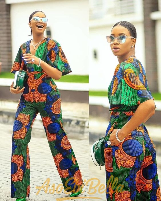Latest Ankara Jumpsuit Styles For Ladies - 2022