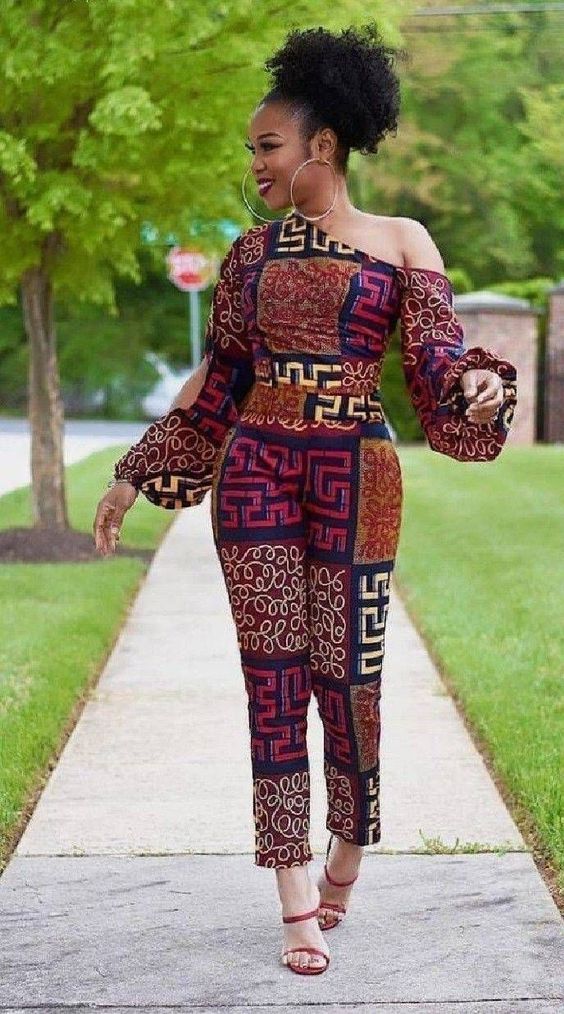 Latest Ankara Jumpsuit Styles For Ladies - 2022