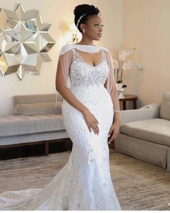 30 Latest Wedding Gowns In Nigeria-2022