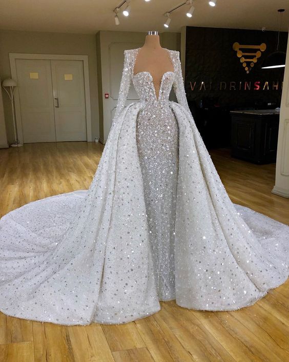 30 Latest Wedding Gowns In Nigeria-2022