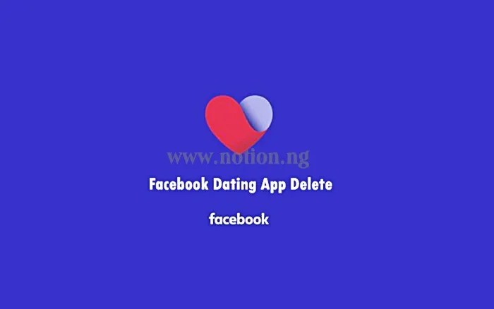 Facebook Dating App Delete