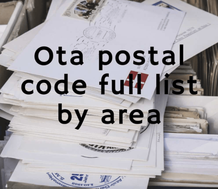 Ota postal code