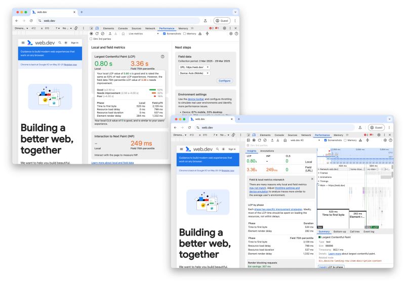 Attempt 18 Exploring Web Performance Metrics Fcp Lcp And Tti Dev Community - High Quality Mobile Ocean Arts | Free Download