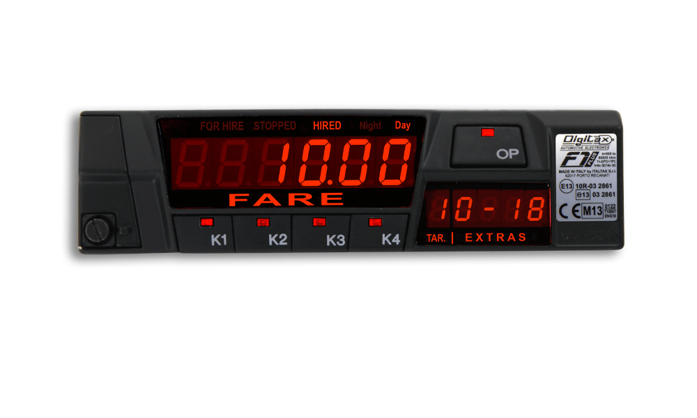 F1 Plus Taximeter Black