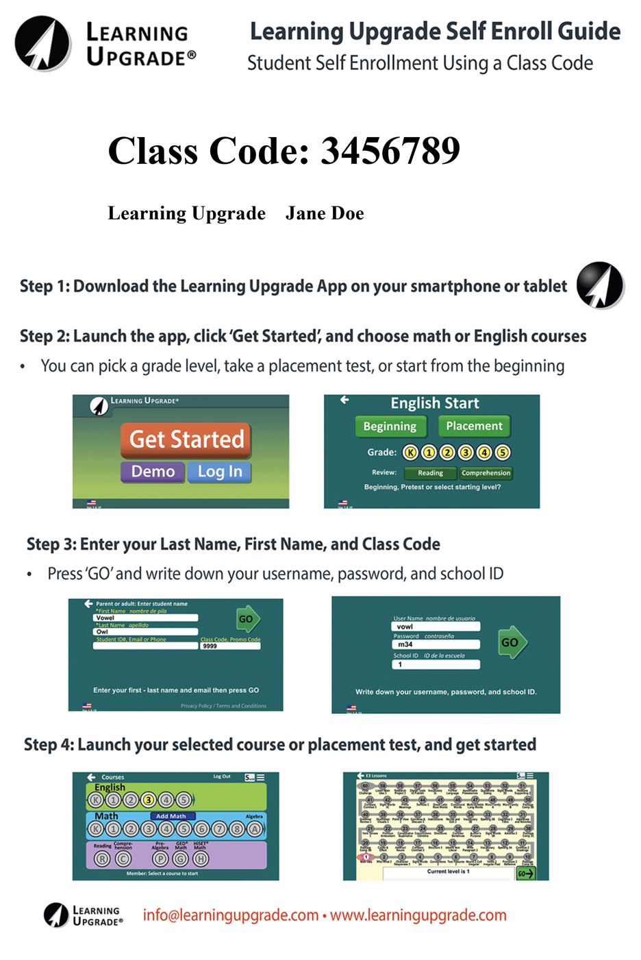 getstartedguide | Learning Upgrade