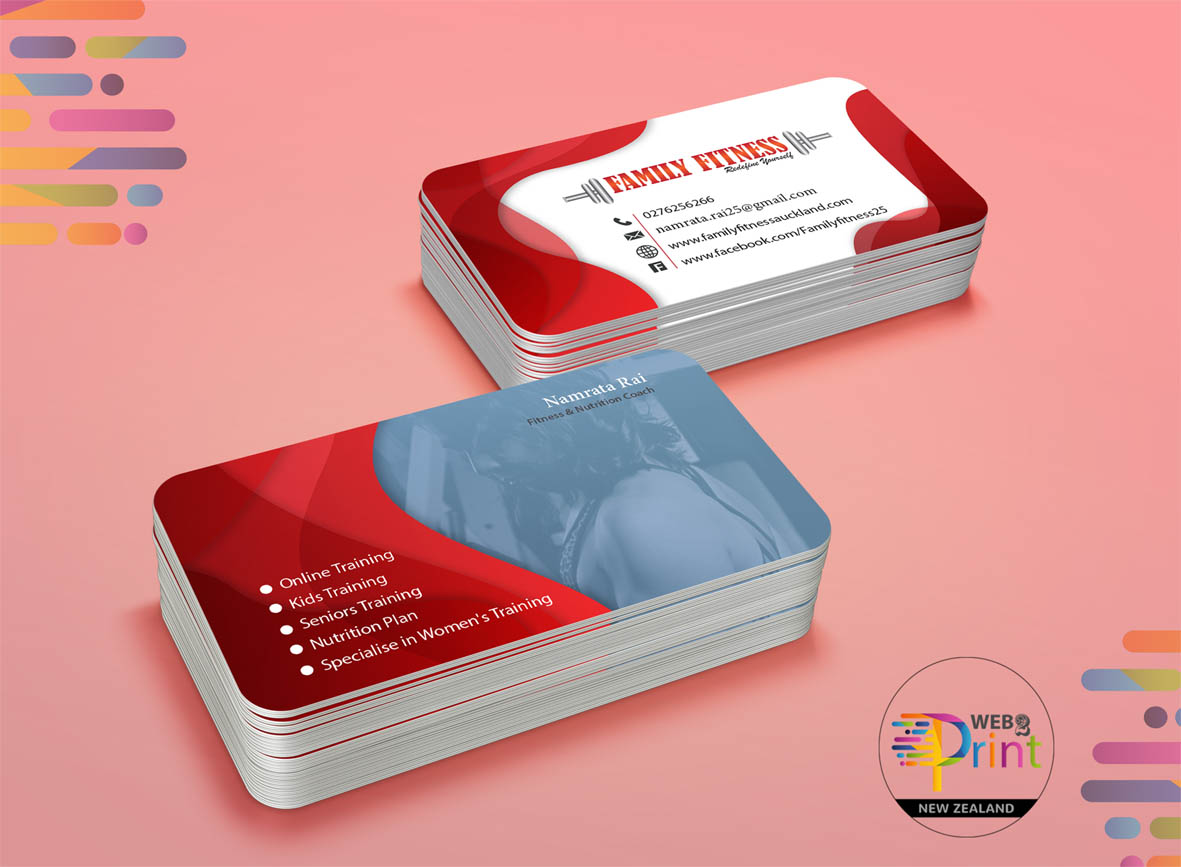 Business Card Double Sided Web 2 Print Nz