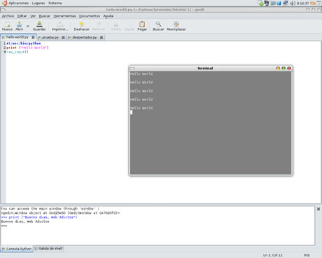 Tutorial de Python – Parte I Tutorial de Python – Parte I