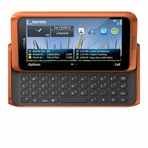 Nokia E7 en México - nokia-e7-naranja