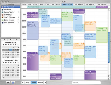 Organiza tu vida con iCal para Mac