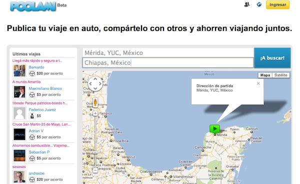 Poolami, un interesante servicio que te ayuda a compartir los gastos de tu viaje por auto
