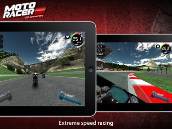Moto Racer 15th Anniversary un divertido juego de carreras de motos para iOS Moto Racer 15th Anniversary un divertido juego de carreras de motos para iOS