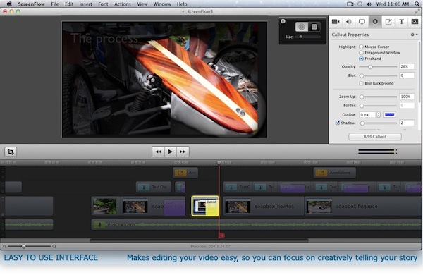 Graba tu escritorio profesionalmente en Mac con ScreenFlow