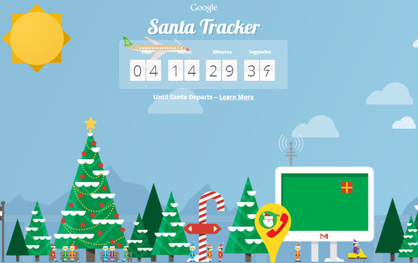 Google nos permite seguir de nuevo la ruta de Santa Claus en esta Navidad