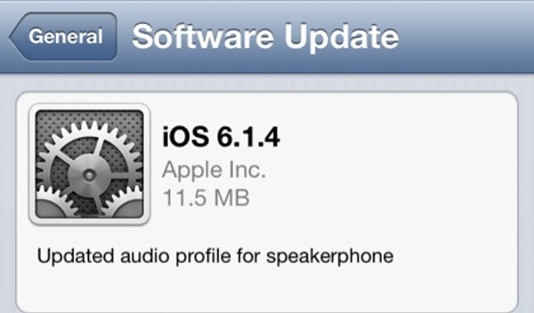 Actualización iOS 6.1.4 para iPhone 5 es lanzada por Apple