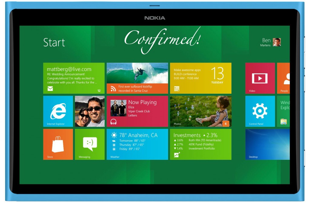 Posible tablet de Nokia con Windows RT aparece mediante rumores