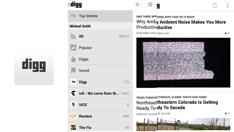 Digg para Android es lanzado oficialmente