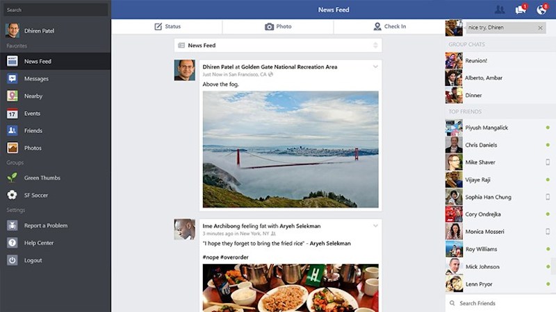 Facebook para Windows 8 y RT ha sido lanzado oficialmente