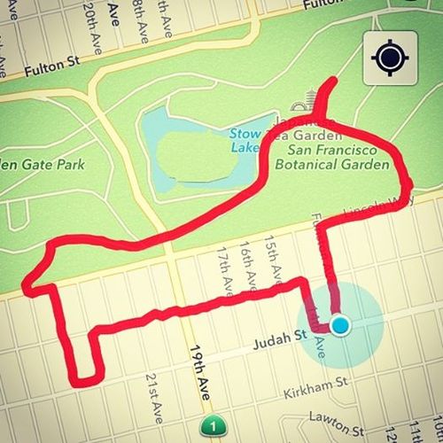 Corredora que usa el GPS de Nike+ para dibujar penes en el mapa - corredora-nike-plus