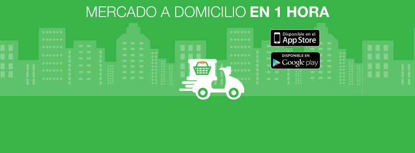 App Mercadoni, tu súper en menos de 1 hora en la puerta de tu casa