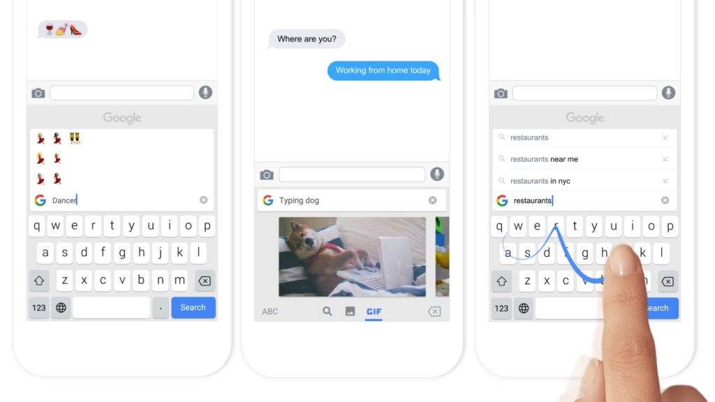 Google presenta Gboard, su teclado para iOS