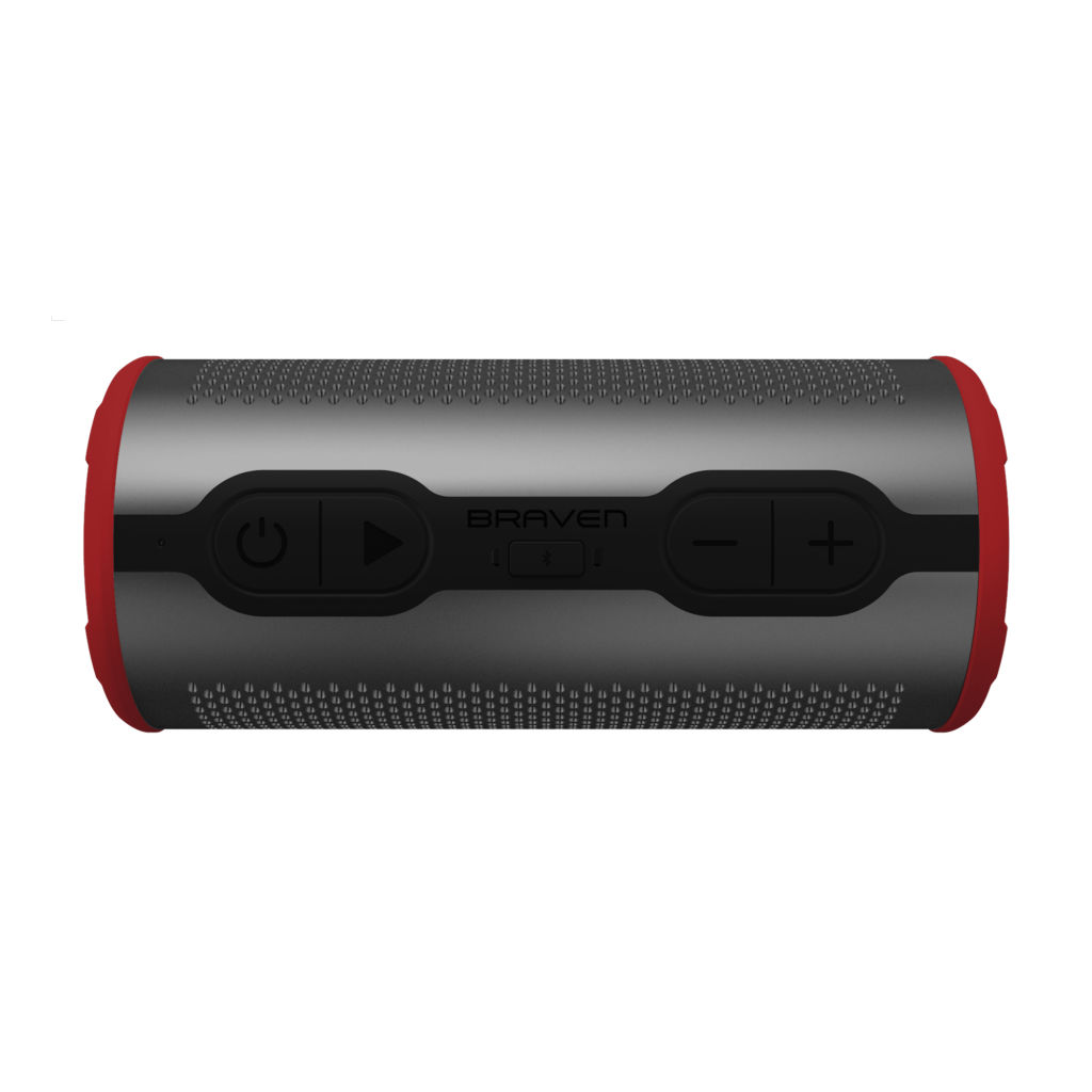 BRAVEN lanza bocina Bluetooth impermeable: Stryde 360 ¡sonido de 360 ​​grados! - stryde360-slatecrimson_e