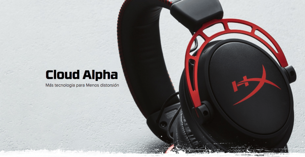 Cloud Alpha, nuevos audífonos para videojuegos de HyperX