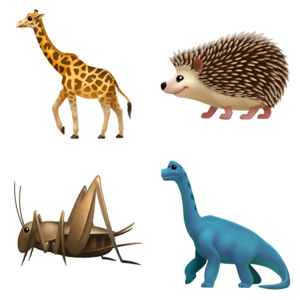 Apple presenta nuevos emojis que llegarán con iOS 11.1 - animals