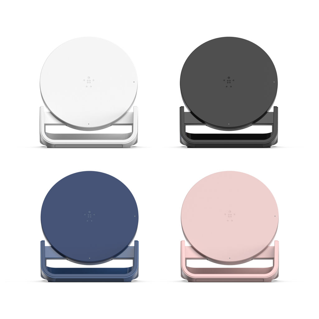 Belkin anuncia su línea de productos de energía móviles para 2018 - charging_stand_color