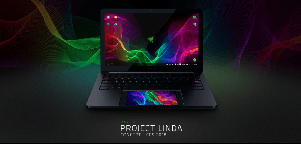 Razer lanza Project Linda, el concepto híbrido de teléfono inteligente y laptop