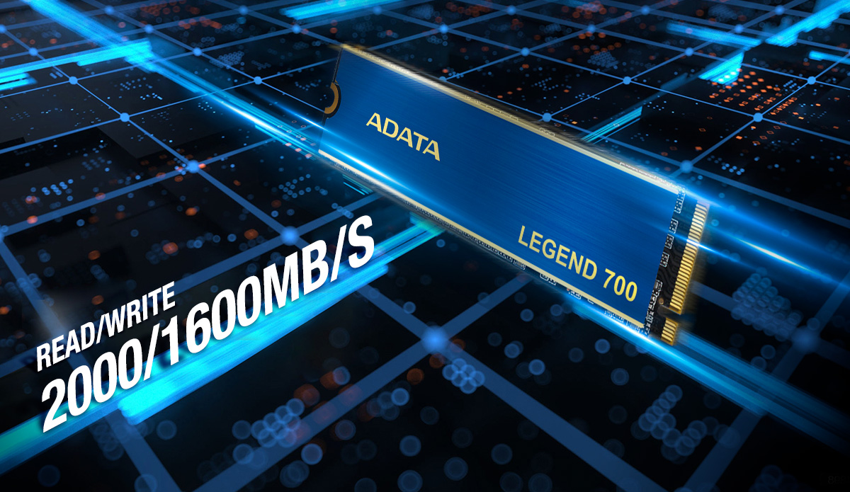 【美品】ADATA LEGEND 700 2TB M.2 NVMe SSD Adata-Legend-700-2TB-M.2-NVMe-