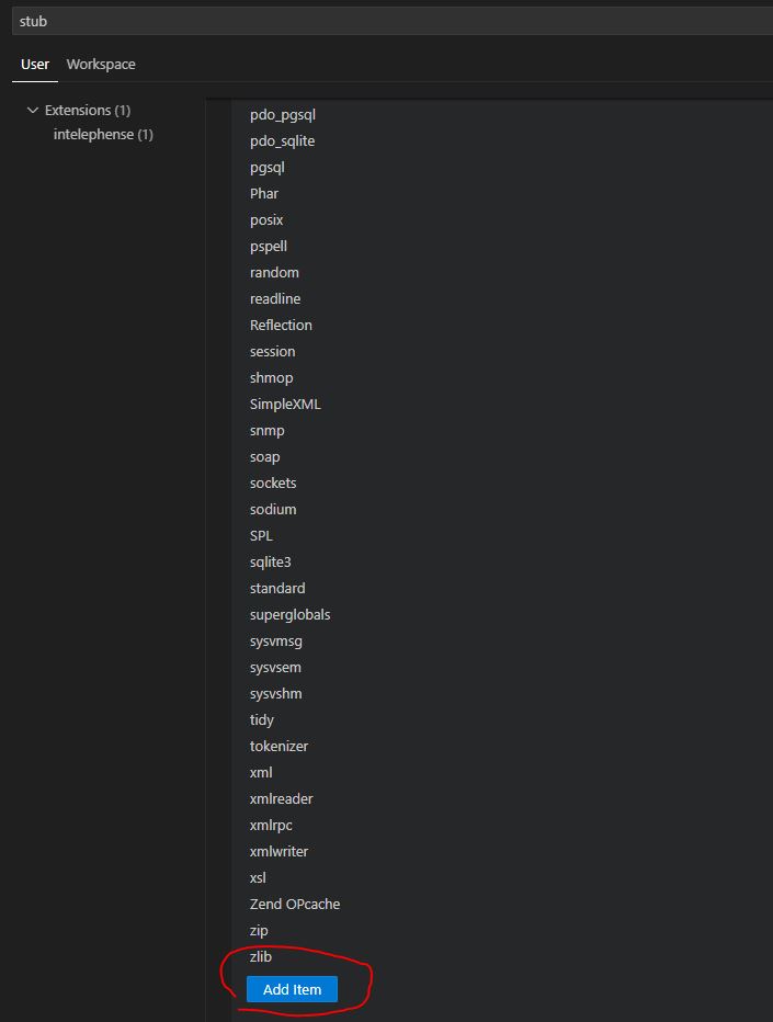 add item