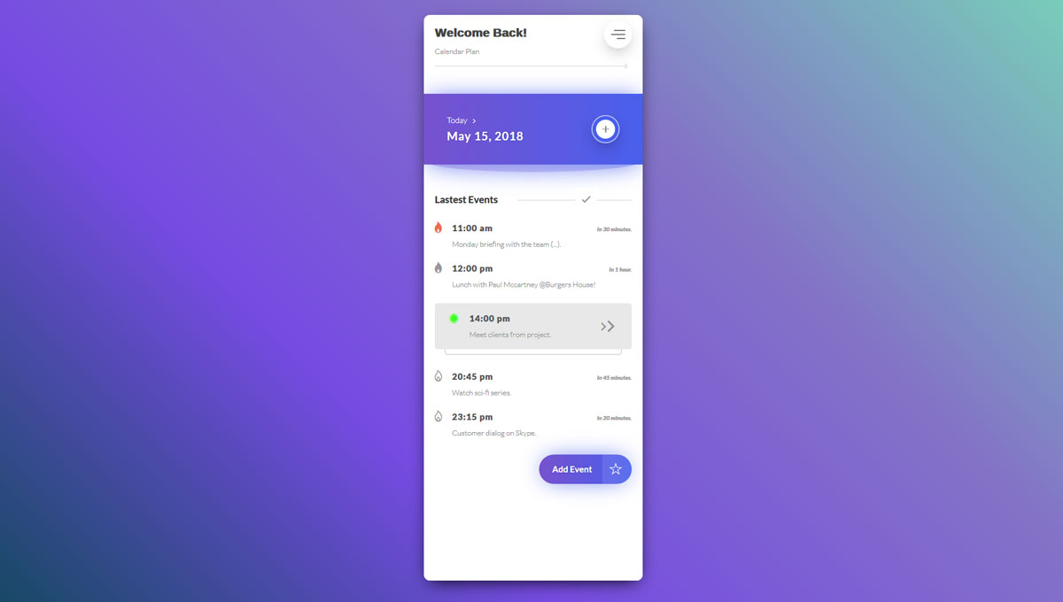 Calendar Plan Tasks Events App