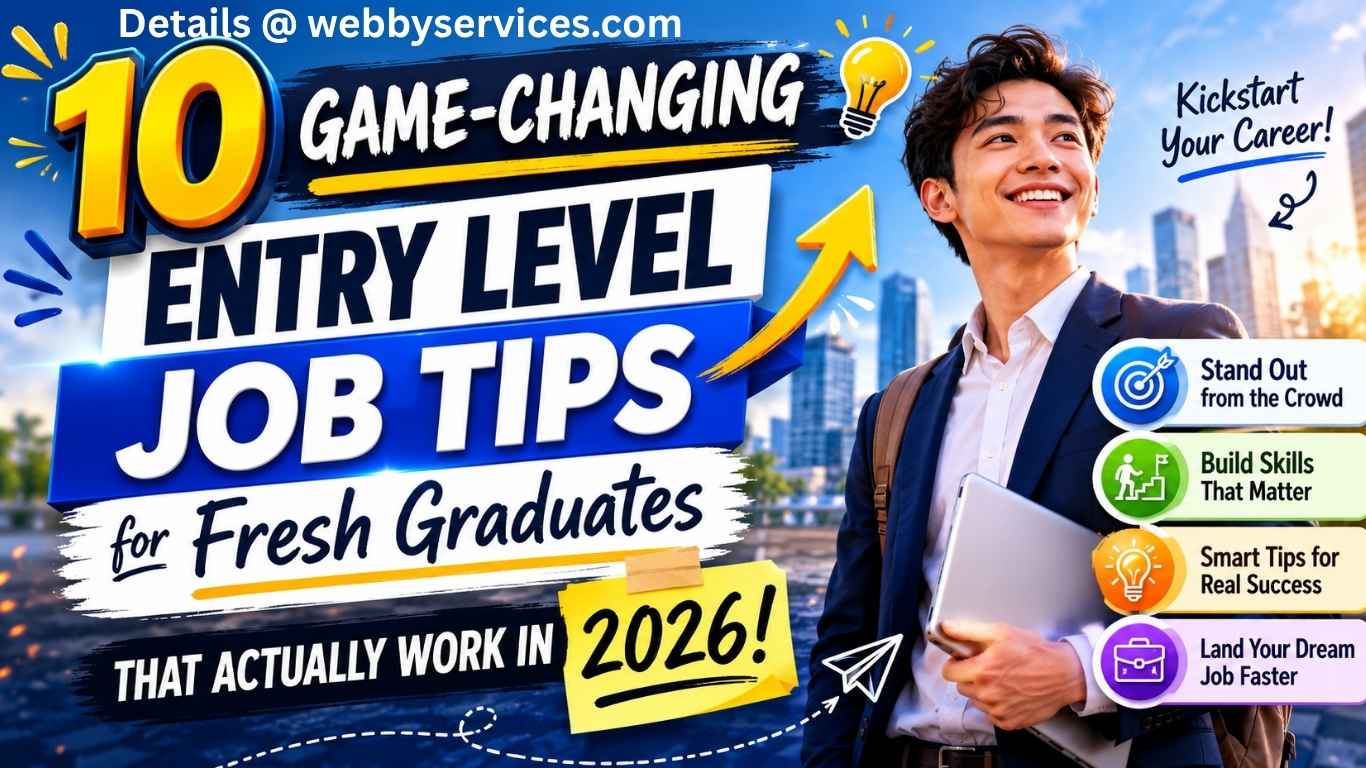 10 Game-Changing Entry Level Job Tips for Fresh Graduates That Actually Work in 2026