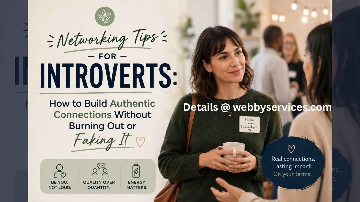Networking Tips for Introverts: How to Build Authentic Connections Without Burning Out or Faking It